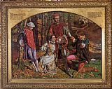 Valentine Rescuing Sylvia from Proteus by William Holman Hunt